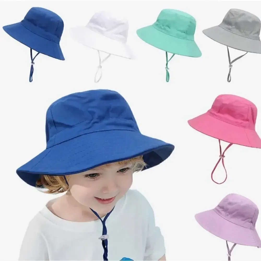 New kid’s sun hat blue 0-6 months